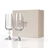 Engraved "Alloway" Champagne Flutes
