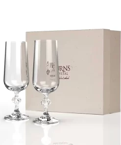 Engraved "Alloway" Champagne Flutes