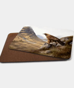 Country Images Personalised Printed Custom Placemats Tablemats Cheap Highland Collection Golden Eagle Bird of Prey Scotland Scottish Gift Gifts Ideas Tableware (Board)