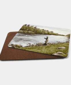 Country Images Personalised Printed Custom Placemats Tablemats Cheap Highland Collection Fly Fishing Scotland Scottish Gift Gifts Ideas Tableware (Board)