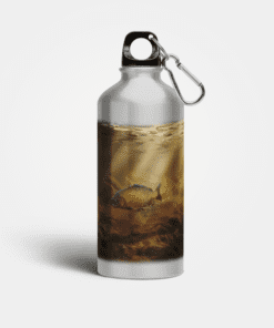 Country Images Aluminium Reusable Water Bottle Metal Common Carp Angling Fishing Angler Sporting Sports Gifts Gift