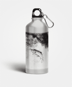 Country Images Aluminium Reusable Water Bottle Metal Highland Collection Leaping Salmon Gifts Gift