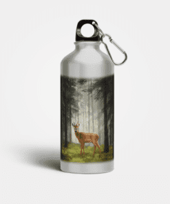 Country Images Aluminium Reusable Water Bottle Metal Highland Collection Roebuck Roe Buck Deer Gifts Gift