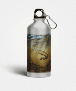 Country Images Aluminium Reusable Water Bottle Metal Pike Angling Fishing Angler Sporting Sports Gifts Gift