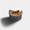 Country Images Custom Customised Personalised Round Tin Printed Gift Gifts Idea Biscuit Sweets Container Tins Highland Collection Cow Hairy Coo