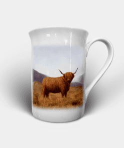 Country Images Personalised Custom Bone China Mug Highland Collection Highland Cow Hairy Coo Gift Gifts Idea Ideas 2