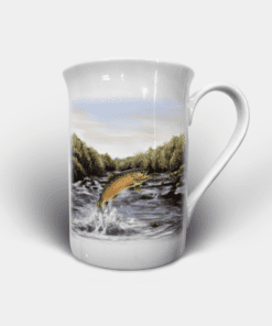 Country Images Personalised Custom Bone China Mug Highland Collection Leaping Brown Trout Fishing Angling Angler Fisherman Fish Gift Gifts Idea Ideas 22