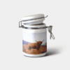 Country Images Personalised Custom Ceramic Hinged Storage Jars Highland Collection Highland Cow Gifts