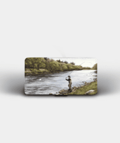 Country Images Personalised Custom Customised Flip Phone Cover Case Scotland Scottish Highlands Fly Fishing Gift Gifts Angling