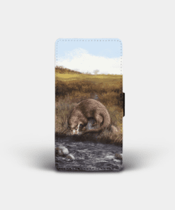Country Images Personalised Custom Customised Flip Phone Cover Case Scotland Scottish Highlands Highland Otter Otters Gift Gifts