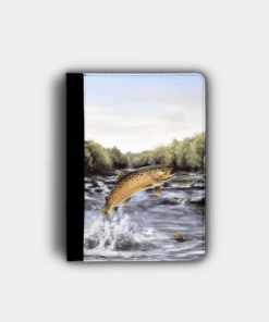 Country Images Personalised Custom Customised Flip iPad Cover Case Scotland Scottish Highlands Brown Trout Angling Angler Fishing Gift Gifts 2