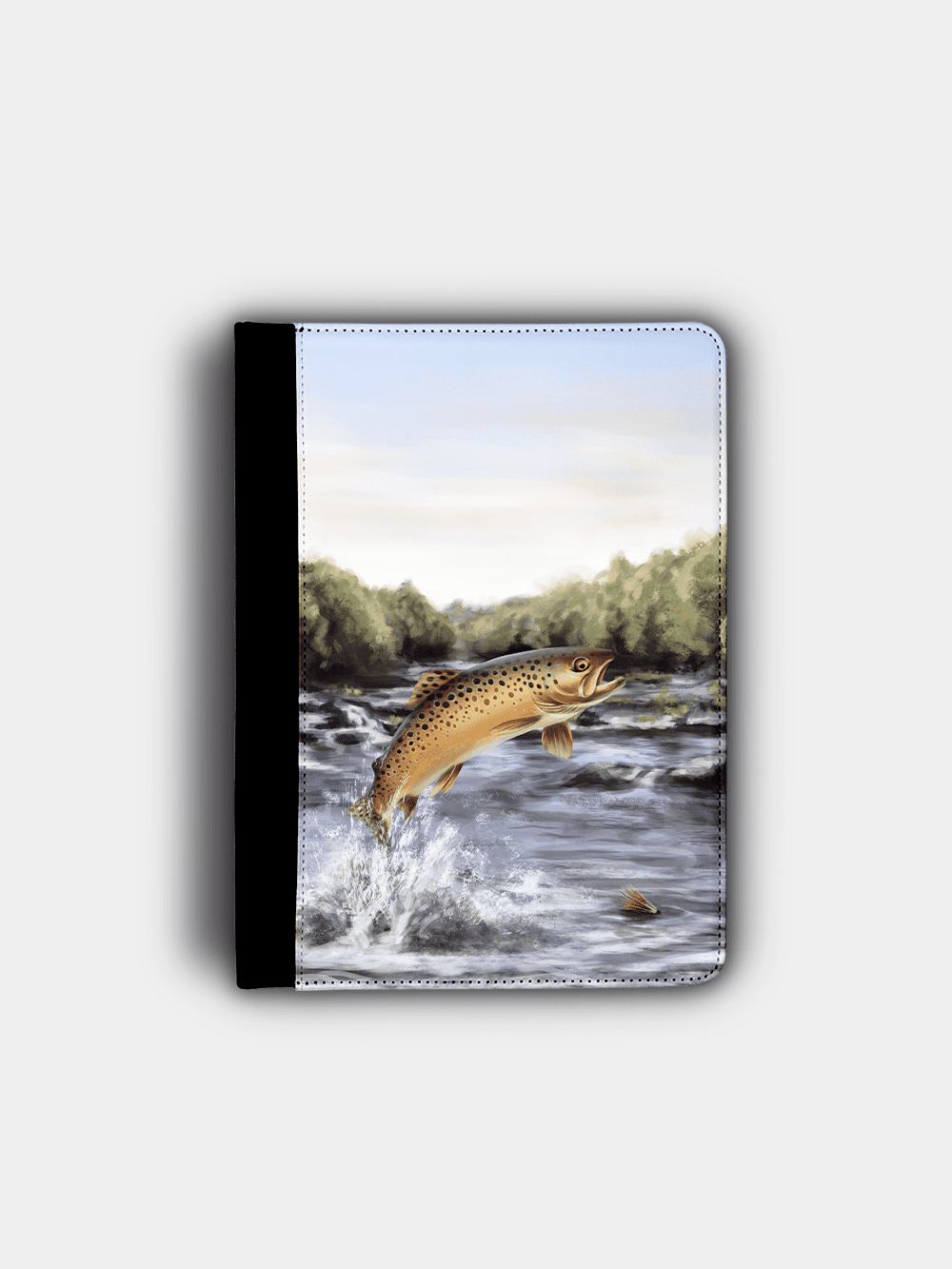 Country Images Personalised Custom Customised Flip iPad Cover Case Scotland Scottish Highlands Brown Trout Angling Angler Fishing Gift Gifts 2