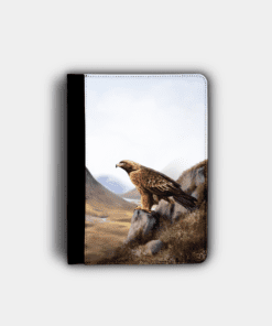 Country Images Personalised Custom Customised Flip iPad Cover Case Scotland Scottish Highlands Highland Golden Eagle Bird of Prey Gift Gifts