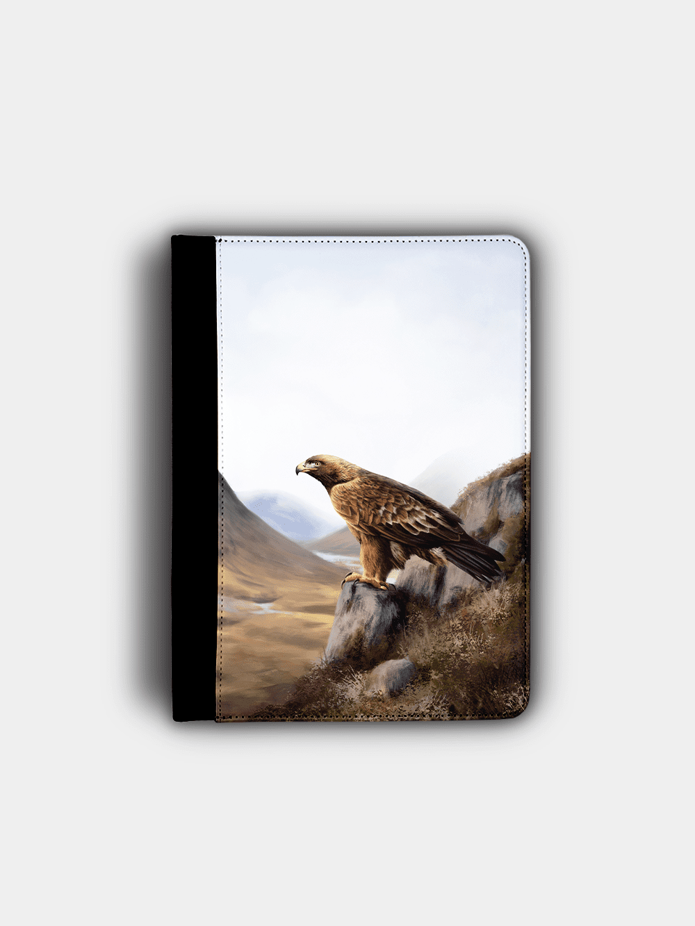 Country Images Personalised Custom Customised Flip iPad Cover Case Scotland Scottish Highlands Highland Golden Eagle Bird of Prey Gift Gifts