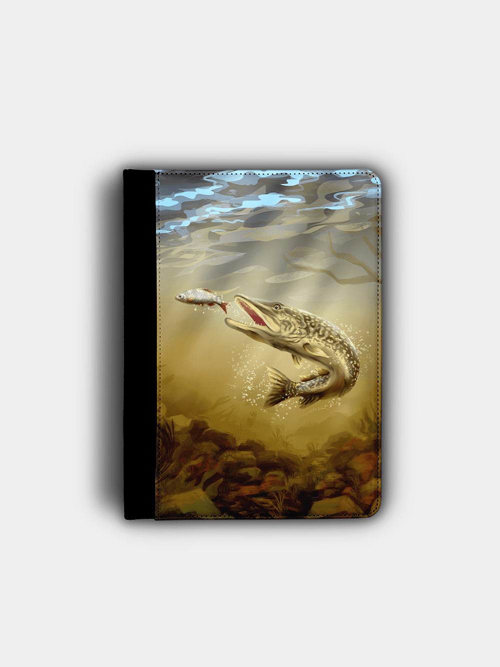 Country Images Personalised Custom Customised Flip iPad Cover Case Scotland Scottish Highlands Pike Angling Angler Fishing Gift Gifts 2