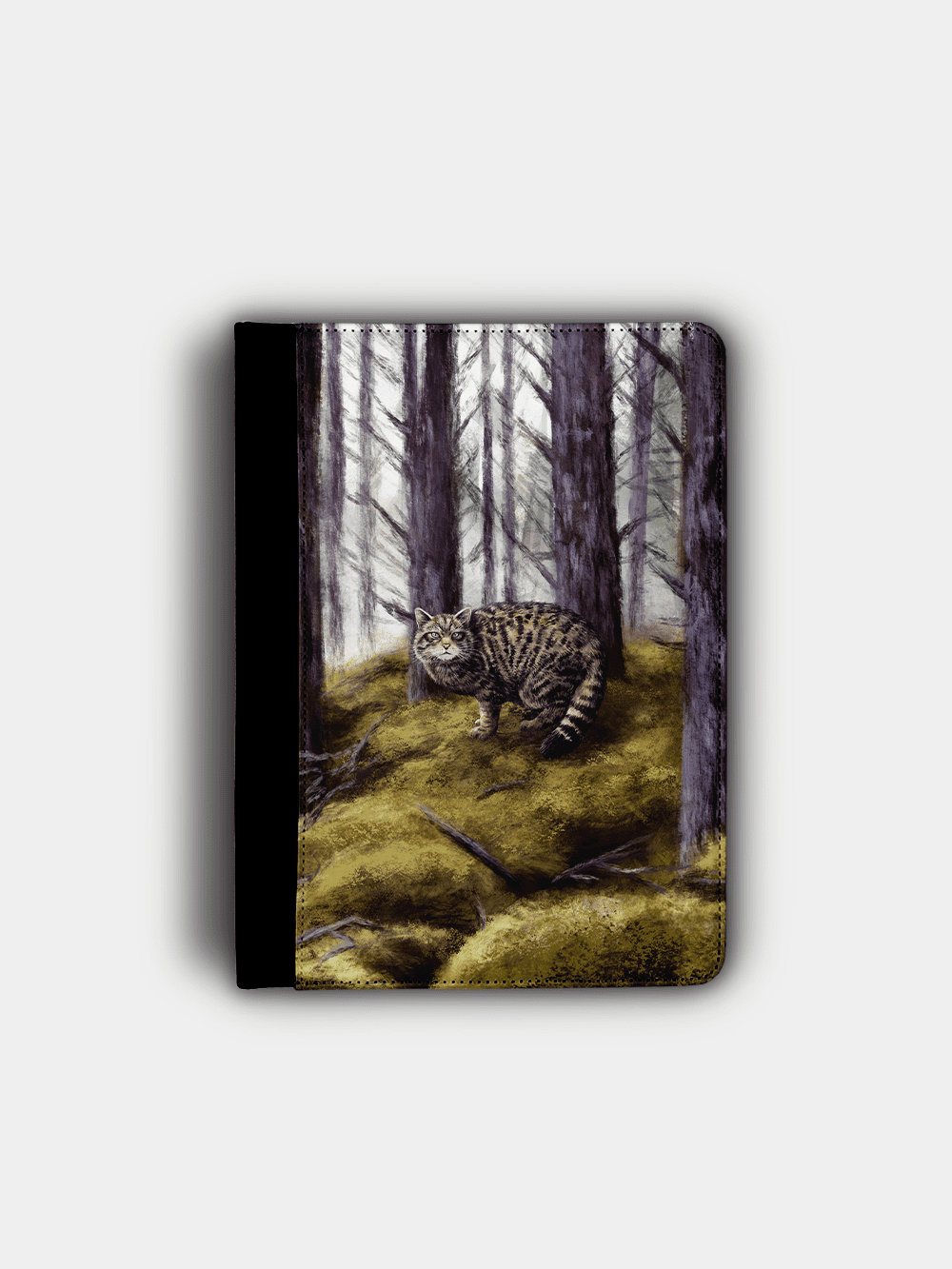 Country Images Personalised Custom Customised Flip iPad Cover Case Scotland Scottish Highlands Wildcat Wildcats Wild Cat Cats Gift Gifts