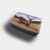 Country Images Personalised Custom Customised Rectangular Tin Tins Scotland Scottish Highland Highlands Biscuit Sweet Stag Stags Deer