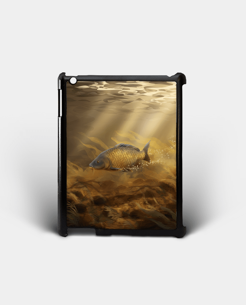 Country Images Personalised Custom Customised iPad Shell Cover Case Scotland Scottish Common Carp Angling Angler Fishing Gift Gifts 2