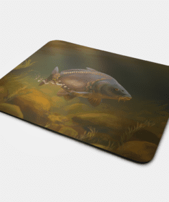 Country Images Personalised Fabric Custom Customised Mousemat Cheap Scotland UK Mirror Carp Fishing Fish Angler Angling Gift Gifts Ideas
