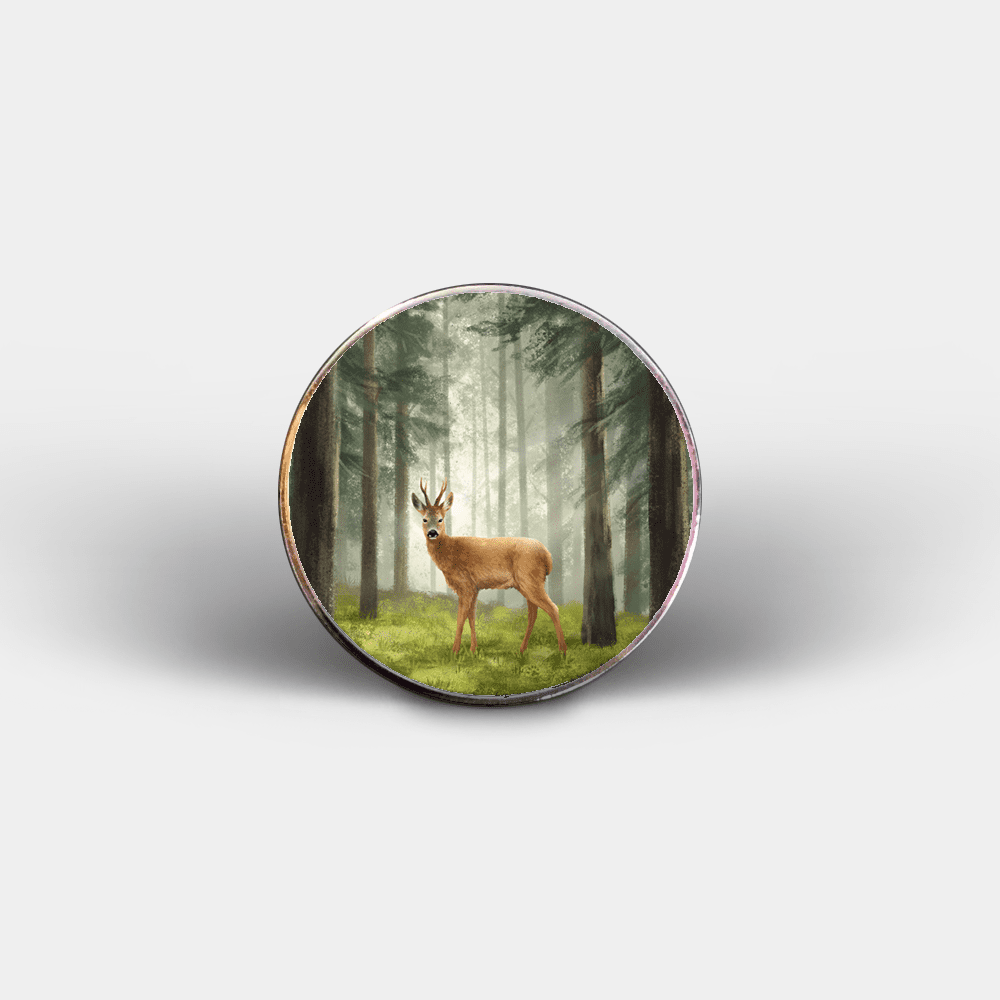 Country Images Personalised Printed Custom Magnet Cheap Highland Collection Deer Roebuck Roe Buck Customised Gift Gifts