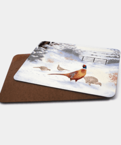 Country Images Personalised Printed Custom Placemats Tablemats Cheap Highland Collection Pheasant Pheasants Scotland Scottish Gift Gifts Ideas Tableware (Board)