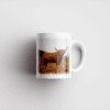 Country Images Personalised Printed Highland Collection Highland Cow Scotland Design Cheap Mug - 2