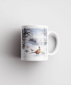 Country Images Personalised Printed Highland Collection Pheasants Scotland Design Cheap Mug - 2