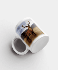 Country Images Personalised Printed Highland Collection Stag Scotland Design Cheap Mug - 1