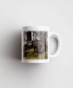 Country Images Personalised Printed Highland Collection Wild Cat Scotland Design Cheap Mug - 2