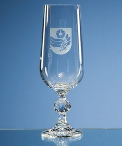 Engraved "Claudia" Champagne Flute