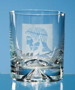 Personalised Engraved Dimple Whisky Tumbler Glass Crystal Scotland UK