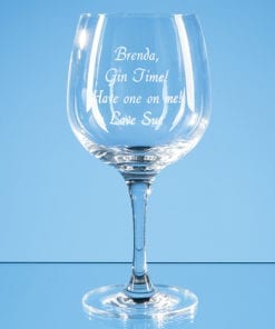 Engraved Spanish Gin Glass