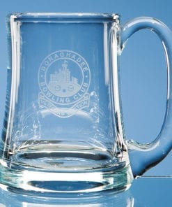 Personalised Engraved Traditional Pint Tankard Beer Glass Crystal Scotland UK