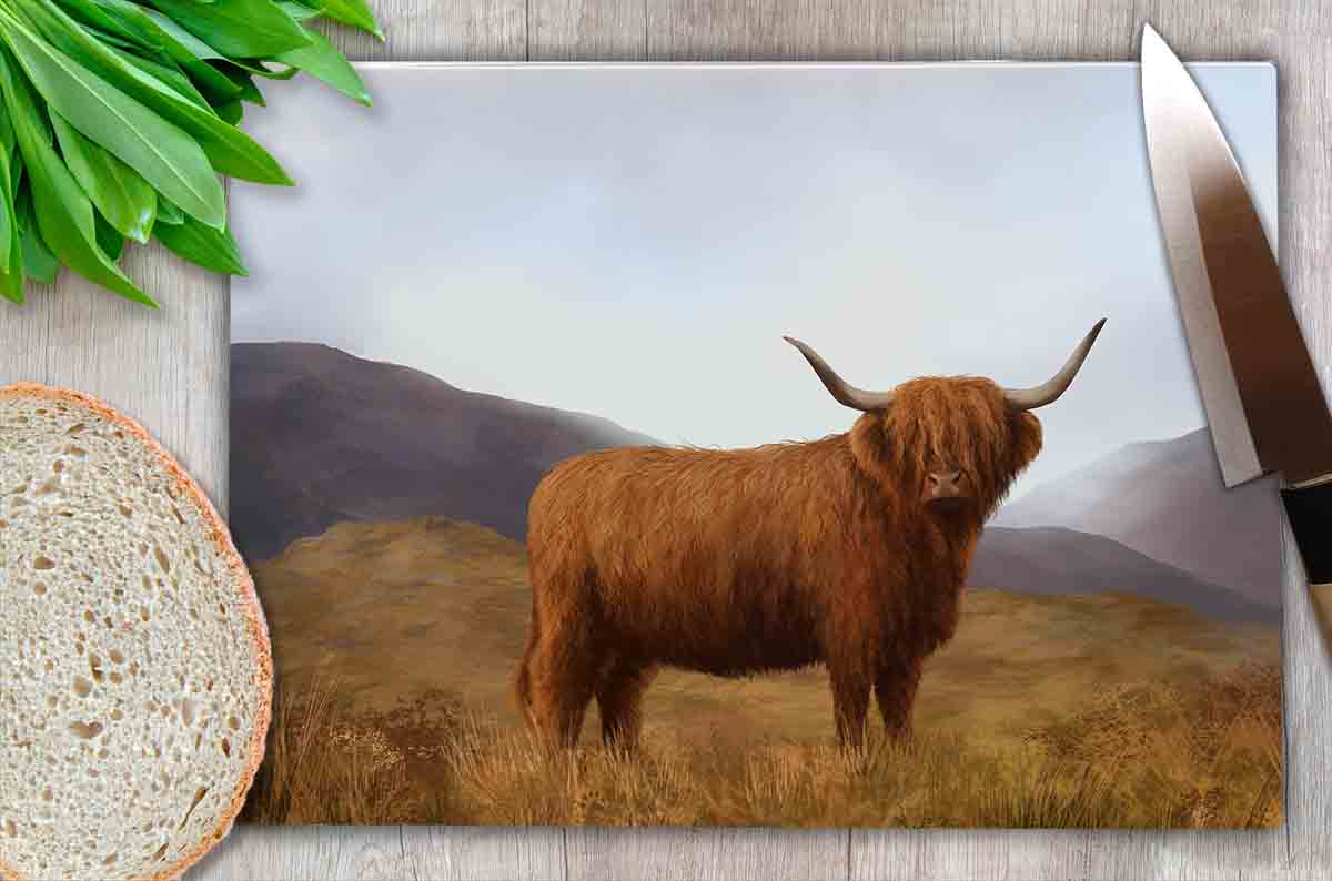Highland Collection - Worktop Saver (Highland Cow) Personalised Gift