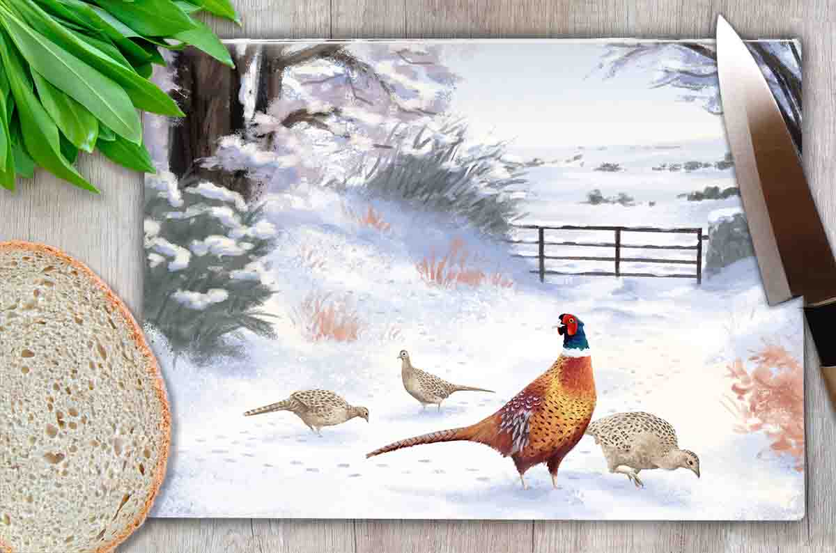 Highland Collection - Worktop Saver (Pheasant) Personalised Gift