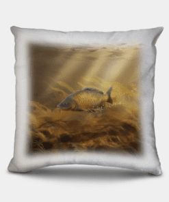 Country Images Personalised Sporting Common Carp Fishing Angling Angler Cheap Linen Cushion Scotland UK 2