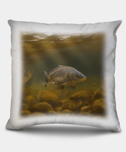 Country Images Personalised Sporting Mirror Carp Fishing Angling Angler Cheap Linen Cushion Scotland UK 2