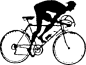 Engraved Cyclist 222