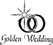 Engraved Personalised Gift Golden Wedding 380
