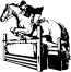 Engraved Personalised Gift Horse Jumping 195