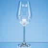 Personalised Engraved Diamante Wine Glass (Modena) Crystal Scotland UK