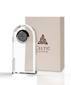 Engraved Mauchline Faceted Cut Clock