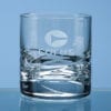 Personalised Engraved Wave Whisky Tumbler Glass Crystal Scotland UK