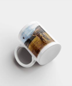 Country Images Personalised Printed Clay Pigeon Shooting Scotland Design Cheap Mug - 3