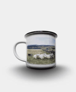 Country Images Personalised Custom Printed White Black Mug Scotland Cheap Highland Collection Sheep Sheepdog Herding Farmer Farming Crofter Crofting Wildlife Gift Gifts 2