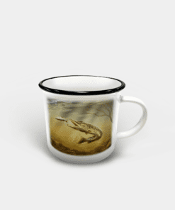 Country Images Personalised Custom Printed White Black Mug Mugs Scotland Cheap Pike Fishing Angling Angler Idea Gift Gifts