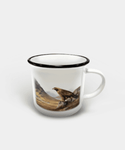 Country Images Personalised Custom Printed White Black Mug Scotland Cheap Highland Collection Golden Eagle Bird Birds of Prey Wildlife Gift Gifts
