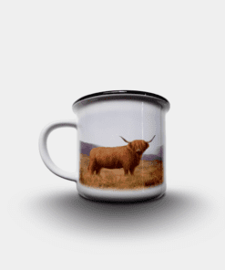 Country Images Personalised Custom Printed White Black Mug Scotland Cheap Highland Collection Highland Cow Hairy Coo Wildlife Gift Gifts 2