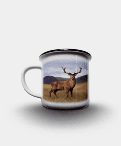 Country Images Personalised Custom Printed White Black Mug Scotland Cheap Highland Collection Stag Stags Deer Wildlife Gift Gifts 2