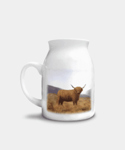 Country Images Personalised Highland Collection Printed Custom Milk Jug Highland Cow Wildlife Scotland 2